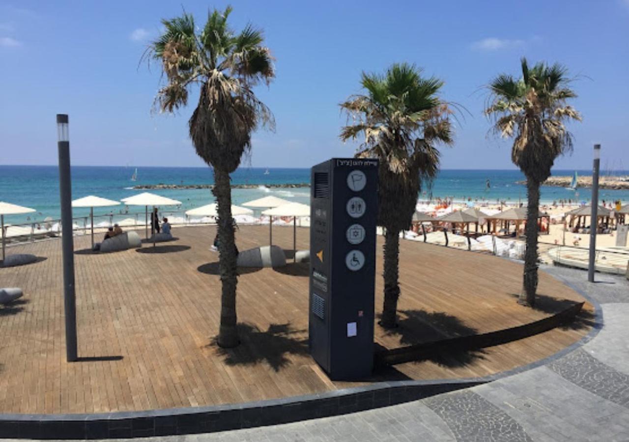 1B Patio Beach House Premium Location W/2 Balcony Tel Aviv Dış mekan fotoğraf